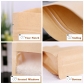 5 pcs Custom Kraft Paper Block Bottom Resealable Kraft Bags with Square Window